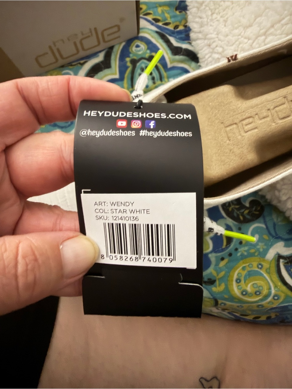 Brand New Hey Dude Wendy Star White Shoes - Picture 4 of 6